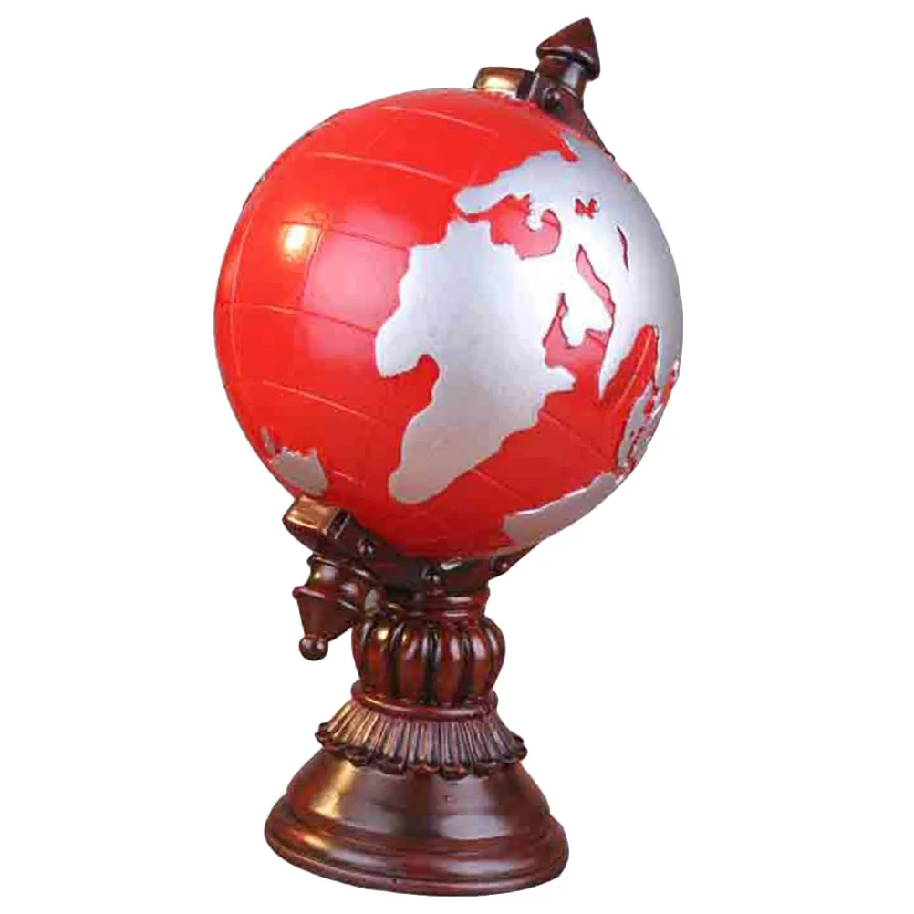 

Premium Multi-function Durable Creative Vintage Resin Globe Model Globe Saving Pot for Children Home