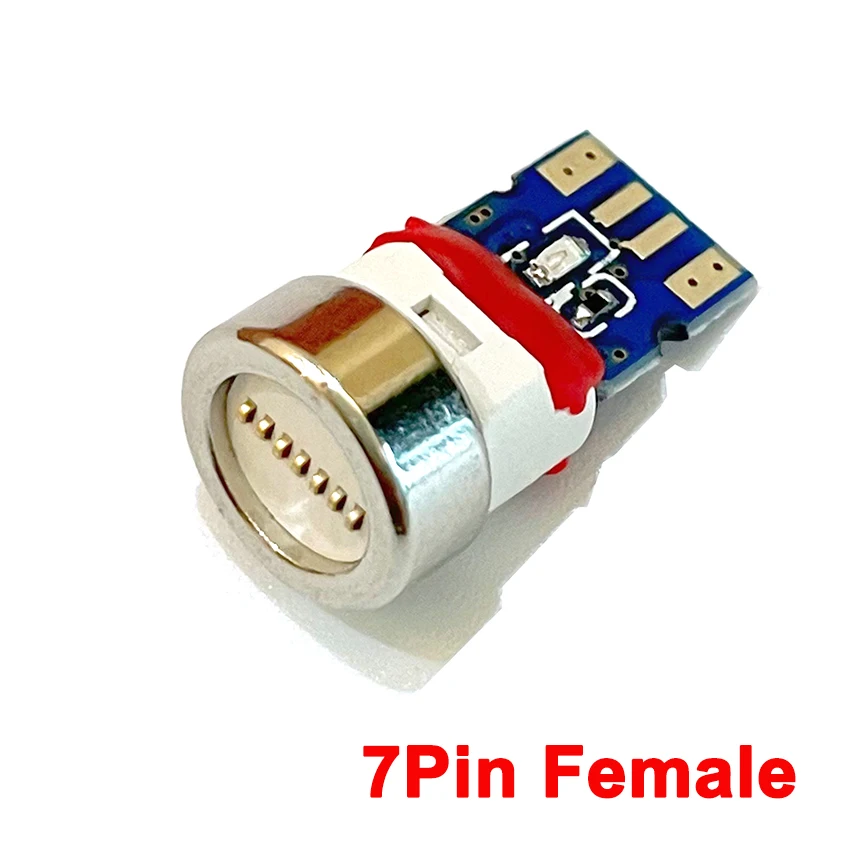 

5/10pcs Magnetic Charging Cable Adapter Connector Tips Head for Type C Micro USB 3A Fast Charging 7pin Magnetic Tips male/female