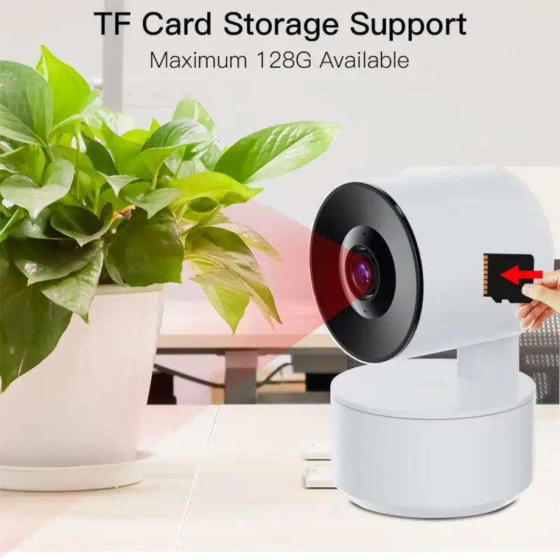 

Wireless Security Camera Clear App "smart Life" Or " Tuyasmart" 2.4ghz 1080p Support Wifi For Desktop Placing Or Hoisting Camera