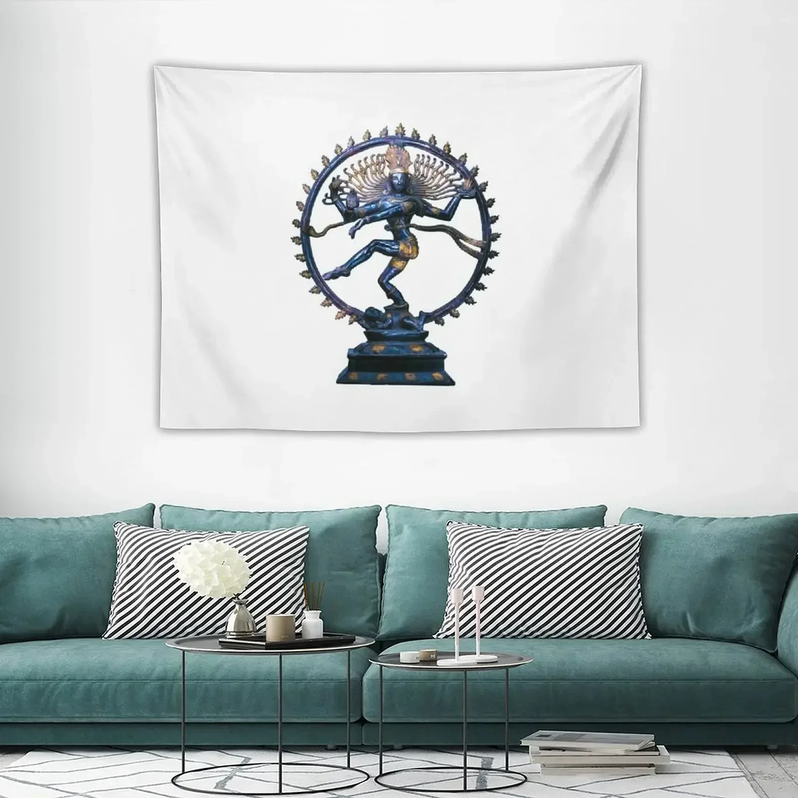 Шива Натарадж Володар космических танцев и средство выгорания гобелен Декор