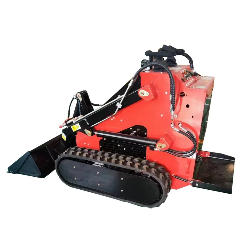 Стоячий небольшой скользящий погрузчик многофункциональный ременный