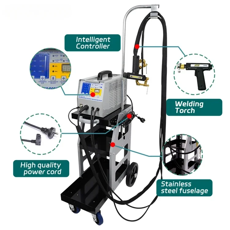 Профессиональное оборудование для ремонта кузова автомобиля сварочный аппарат