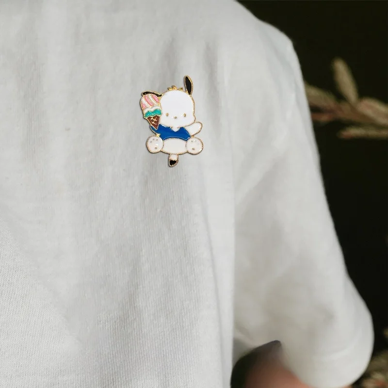 Брошь Hello Kitty булавка милый мультяшный значок сумки аксессуары для одежды оптовая