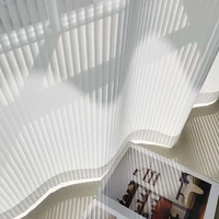 net red vertical blinds dream screen curtain curtain translucent impermeable living room balcony white screen curtain sand