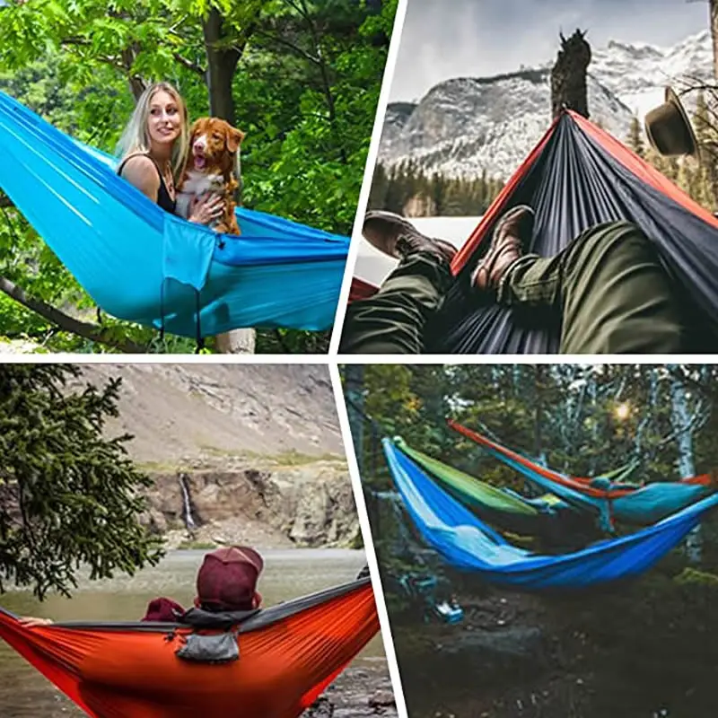 Туристический гамак легкая подвесная кровать для двоих 300 Х200 см из Парашютного