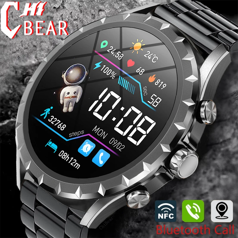 

Новинка 2023, мужские умные часы с вызовом Bluetooth, спортивный браслет с HD-экраном 1,45 дюйма 412*412, водонепроницаемые индивидуальные часы, мужские умные часы с циферблатом