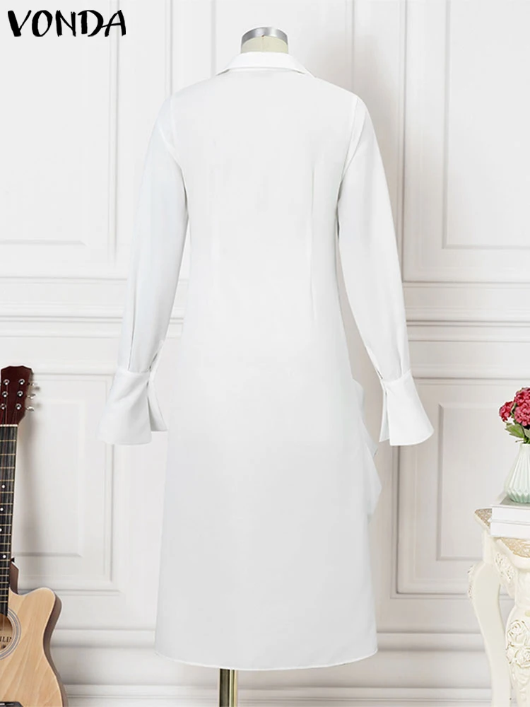 Женская плиссированная блузка с воротником лацканами и длинными рукавами