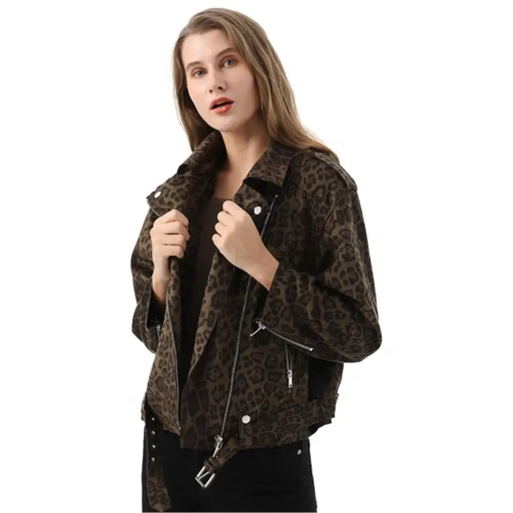 Women Genuine Leather Jacket Fashionable Designer Zipper  Real Suede Coat Long Sleeve Simple Keep Warm Suede Autumn Jacket