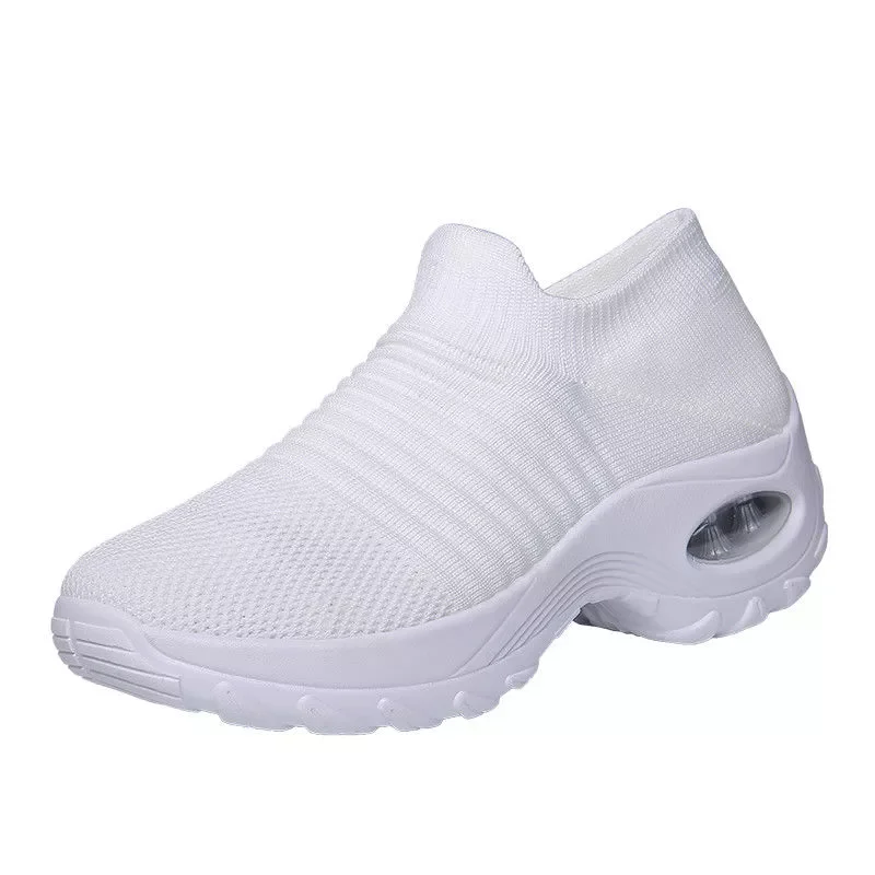 

2022New yards for women's shoes air cushion fly woven shoes casual shoes socks over their feet