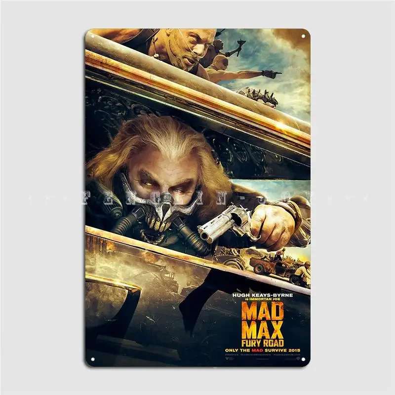 

Металлическая вывеска Mad Max Fury Road