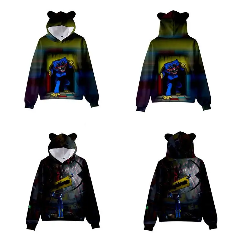 

Детская толстовка с капюшоном и 3D-принтом мака, для мальчиков и девочек