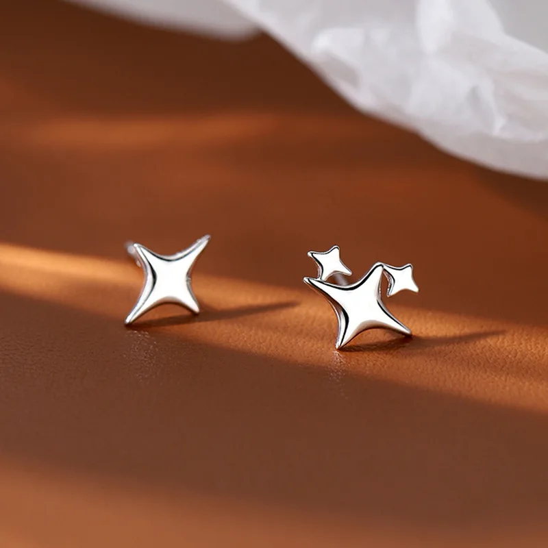 

925 Sterling Silver Star Earrings New Fashion Earrings Fresh Design Earrings Gift for Love
