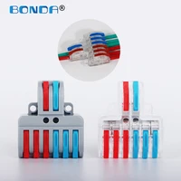 spl 4262 mini fast wire connector universal wiring cable connector push in conductor terminal block diy you 5102050pcslot