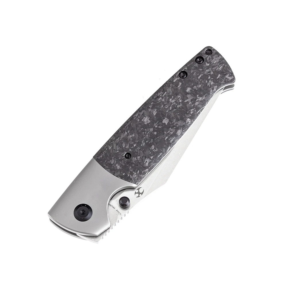 Ножи kanseven Shikari K1027A1 карманный нож 4 1 дюйма лезвие из титана и рукоятка Shred CF