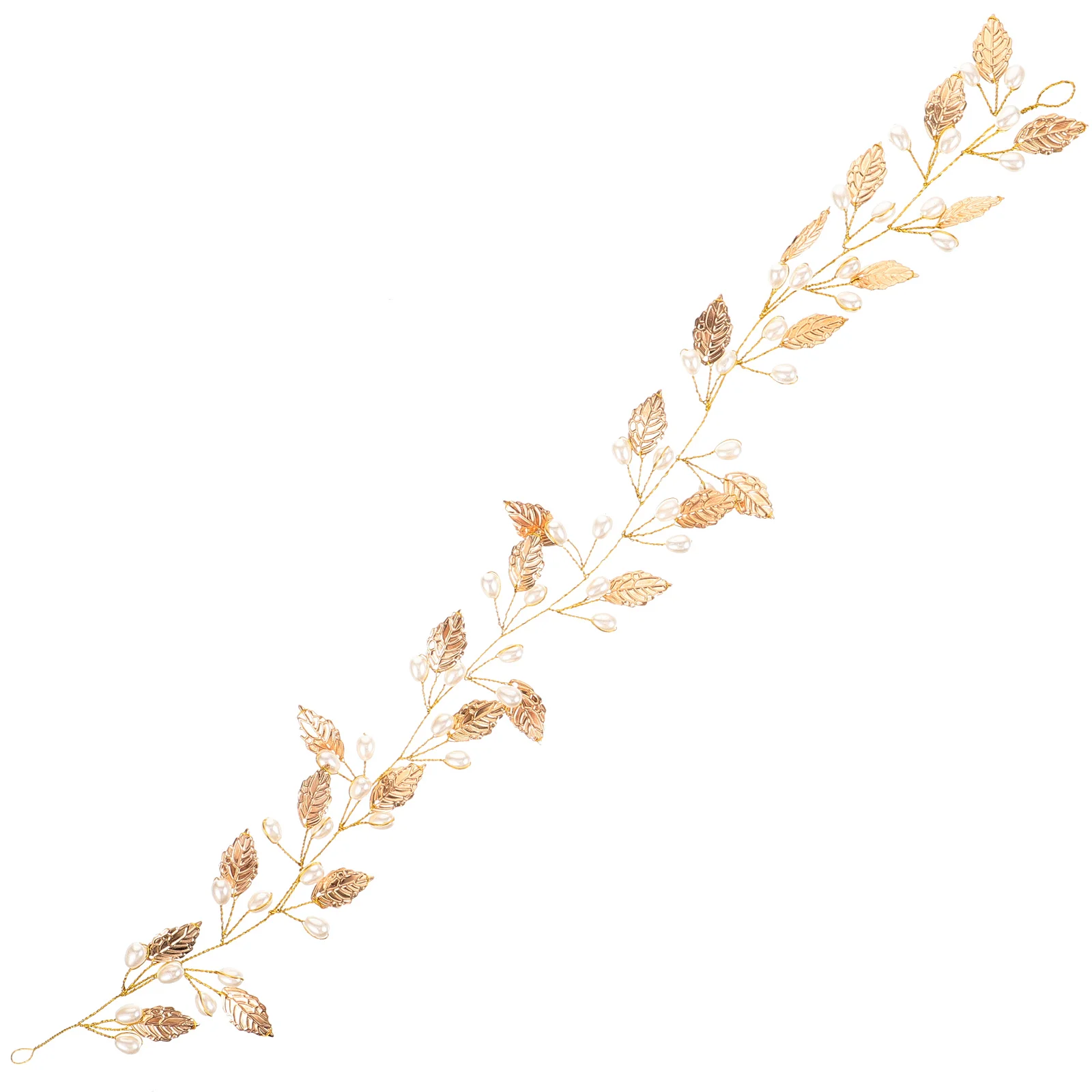 

Hair Piece Wedding Headpiece Bride Festival Accessories Goddess Vines Brides Jewelry Women Pearl Bridal