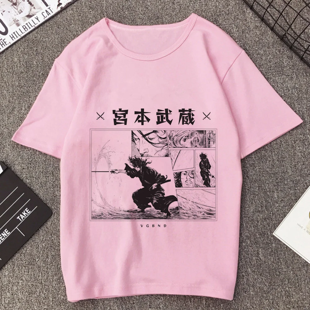 Фото Футболки Vagabond в корейском стиле shoujo, модные футболки jojifuku, психоделические футболки, альтернативные футболки в стиле манга, jojifuku, хараджуку. №3