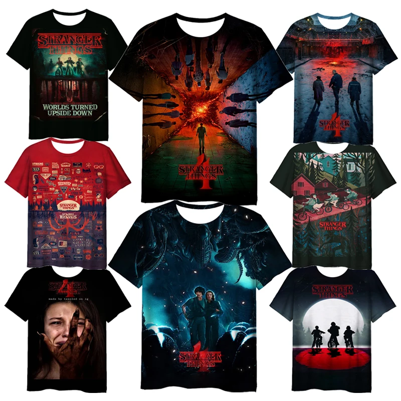 Футболка мужская с 3D принтом коротким рукавом и |