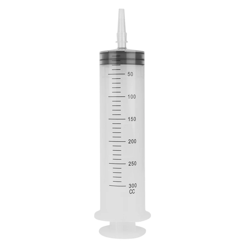 

AFBC Large Syringe Tube 300ML Plastic Syringe With Tube Conversion Cap, Used For Industrial Use Of Liquid Oil Glue Experiment