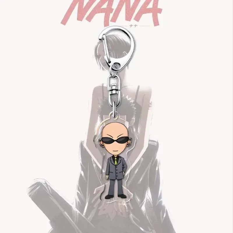 Аниме брелок для ключей женщин Komatsu Nano цепочка Terashima Nobuo мужской модная фигурка