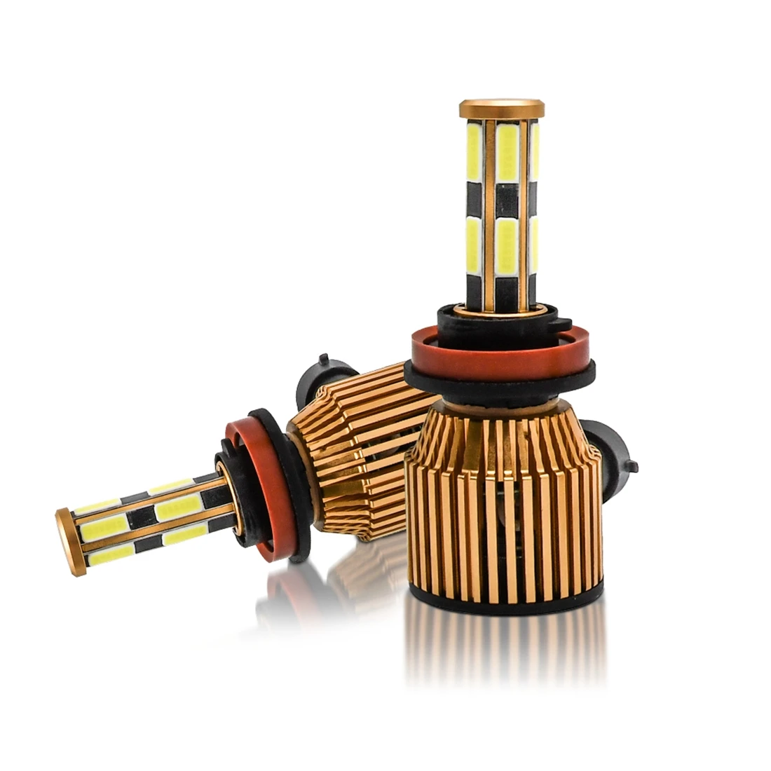 

2PCS LED Car Headlight Bulb Fog Lamps Car Driving Running Light 40W 6000K 10-32V White (H11)