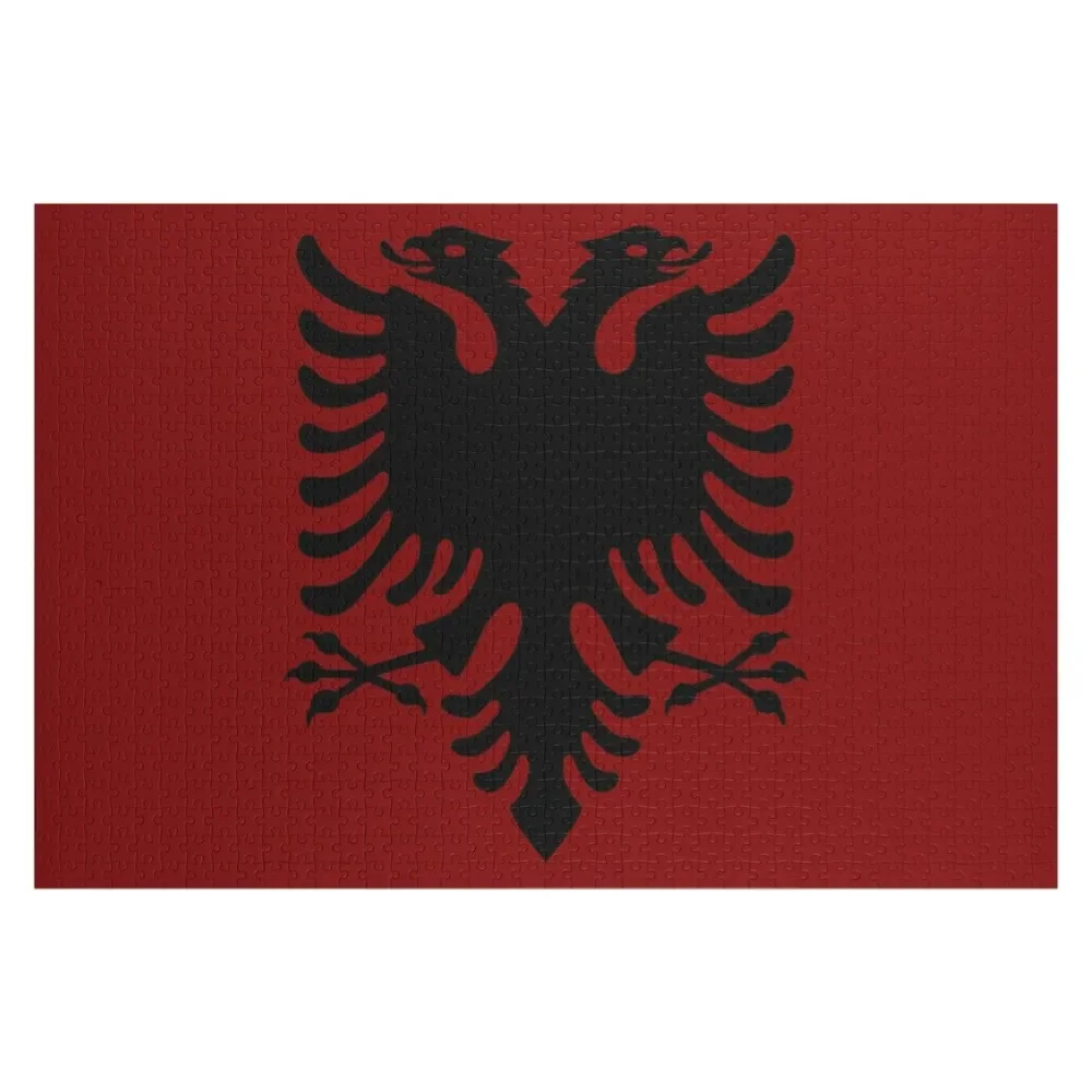 Пазл с флагом албанского орла пазл на заказ подарок ребенку