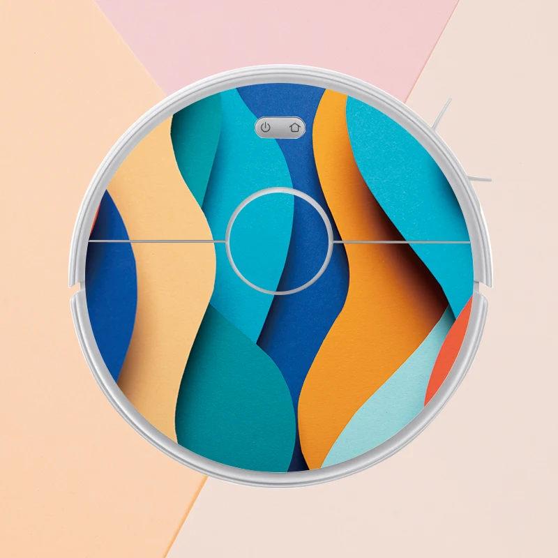 Цветные Разноцветные наклейки для психоделического робота-пылесоса украшение