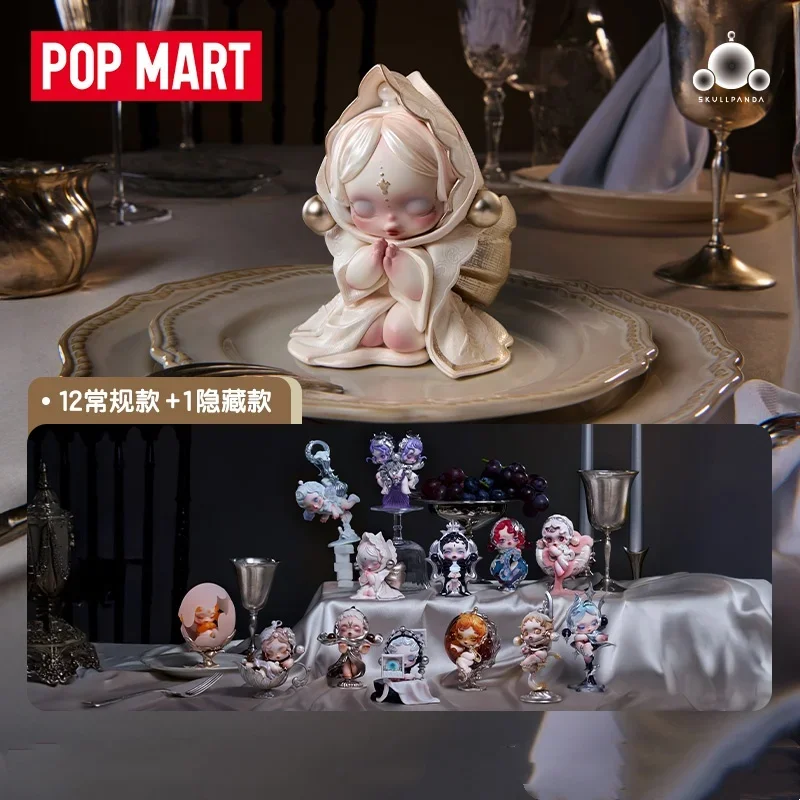 Фото POPMART SKULLPANDA The Feast Begins Series слепая коробка Guess Bag Mystery Box игрушки куклы милые аниме фигурки настольные украшения подарок №1