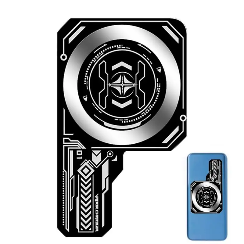 

Phone Game Cooler Even-Heat Dissipation Radiator For Phone Magnetically Firmly Adsorb Mobile Phone Heat Sink For Video Live Vlog