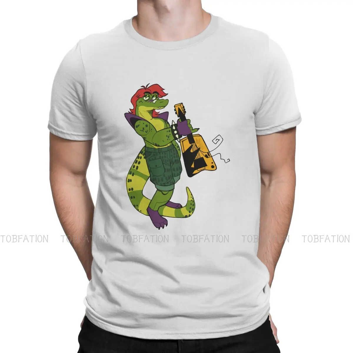 

Футболка FNAF мужская свободного покроя, тенниска с принтом Монти и юмора, новая дизайнерская майка с надписью «Безопасность» для игр