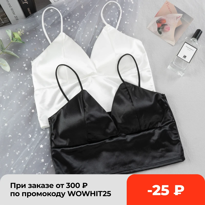 

Sleeping Brassiere Push Up Bras Sexy Lingerie Top Wireless Bra Top Sexy Women Sexy Strap Silk Smooth Plunge Bralette