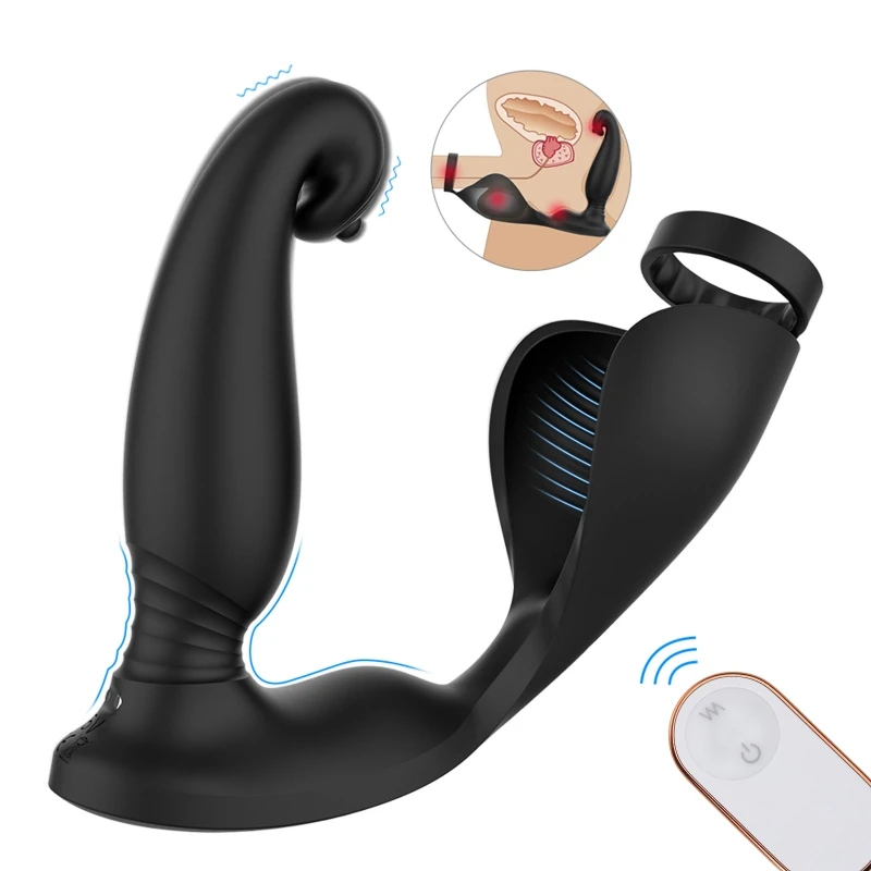 Многоскоростной носимый вибратор кольцо-фаллоимитатор стимуляция простаты