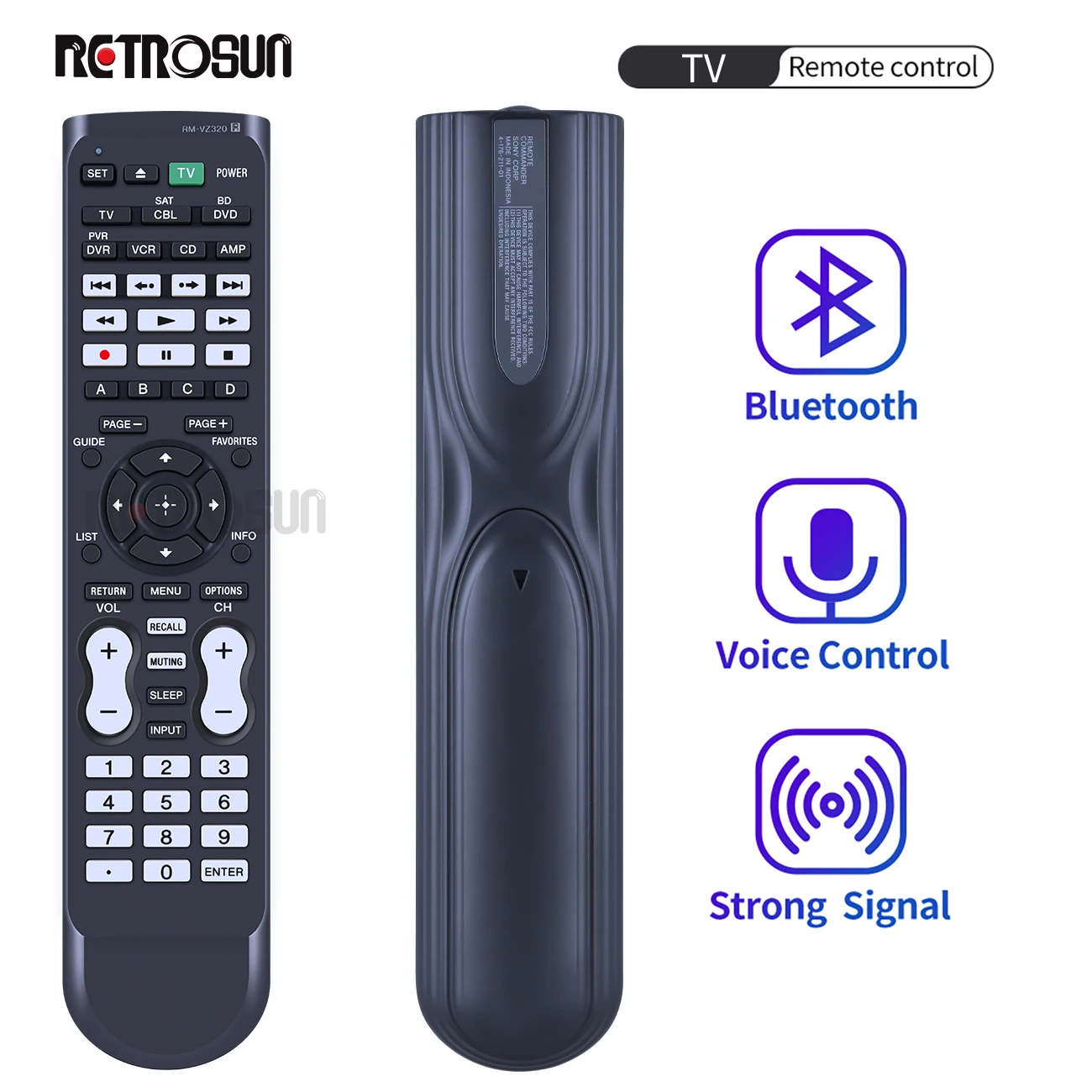 Новый пульт дистанционного управления, подходит для Sony TV AV система, усилитель мощности звука, RM-VZ320 контроллер, Blu-Ray дисковый плеер