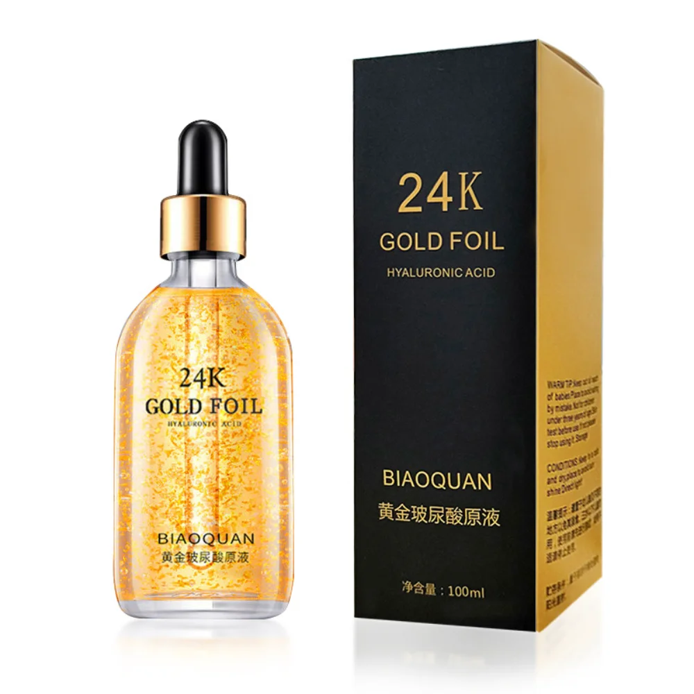 

Hyaluronic Acid Nicotinamide Face Serum Anti Aging Facial Lifting Collagen Essence Skin Care Whitening Moisturizing 24k Gold