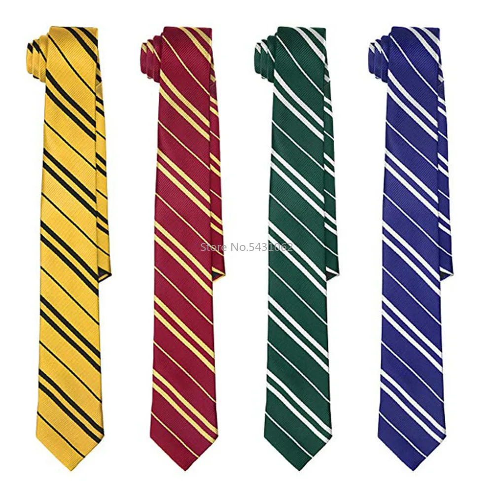 

Hot Tie Cosplay Magic College Badge Costume Necktie Accessories Harris Halloween Cosplay Lovely Costume Tie Prop Twill Casual