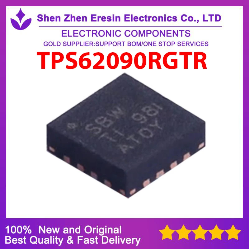 Free shipping 10PCS/LOT TPS62090RGTR QFN16 New and original