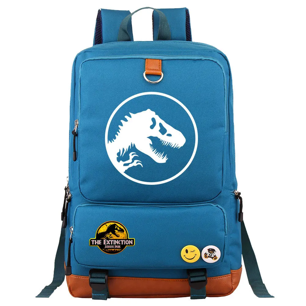 

student Schoolbag Women Fashion Adventure Dinosaur Jurassic Park World Backpack Boy Bagpack Girl Bookbag Teen satchel USA anime