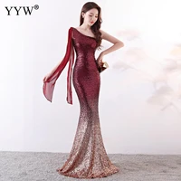 2022 tulle long sleeve sleeve off shoulder a line women formal party prom gown elegant evening gowns for women eed