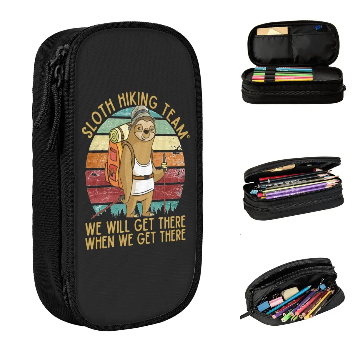 Case Sports Pencilcases Pen For Girls Boys Large Storage Bags School Supplies Gift Stationery
