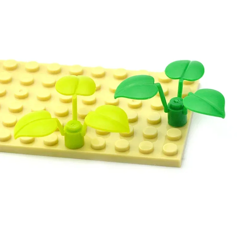 VEK MOC City Bricks строительные блоки 40 шт. Broadleaf Clover-Lucky Grass 6255