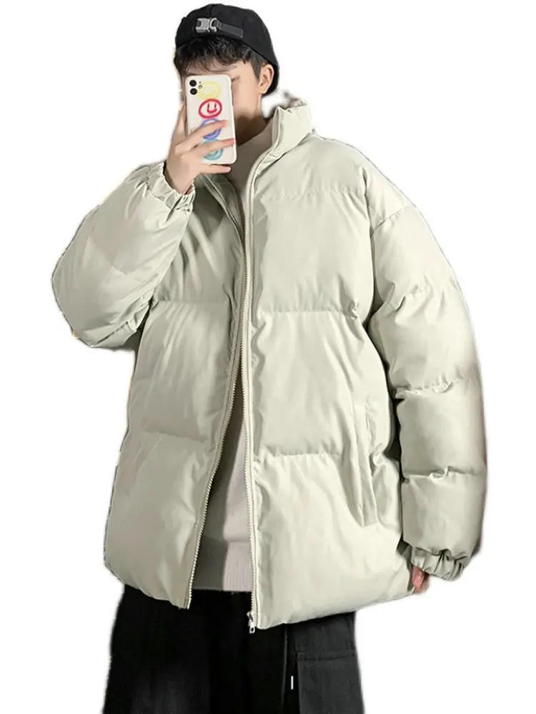 Winter Jacket Men Parkas Thicken Warm Coat Mens Stand Collar Solid Color Casual Parka Women Fashion New Streetwear Oversize 5XL enlarge
