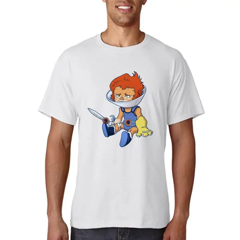 Футболка с рисунком персонажей мультфильма Thundercat свободные хлопковые футболки