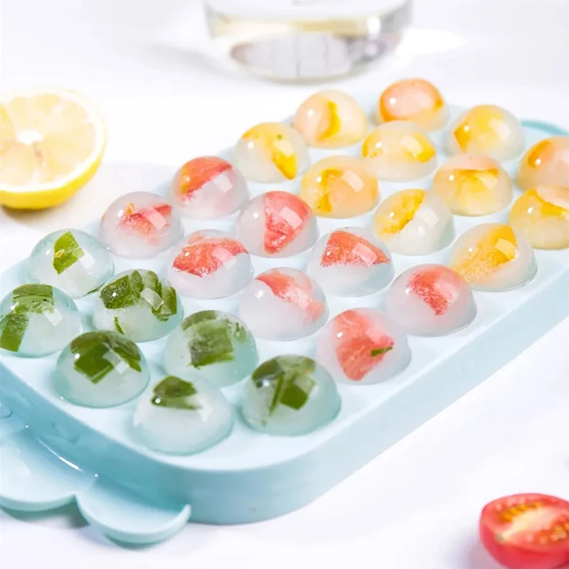 

Кубики льда с полостью 8/26, пластиковые формы для льда, лоток для льда, круглая ледяная решетка для виски, коктейля, «сделай сам», кухонный гад...