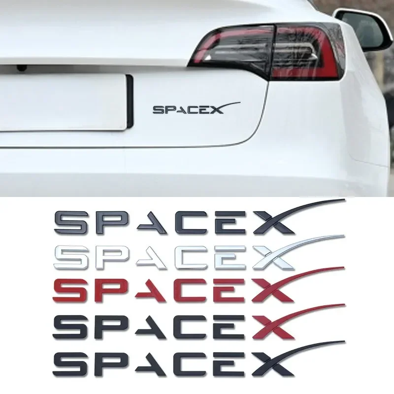 ABS Space X Эмблема багажника заднего наклейки для SpaceX аксессуары стайлинга