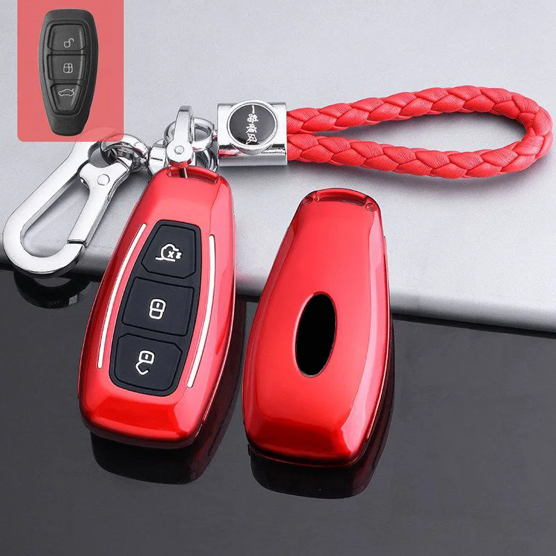 Чехол для автомобильного ключа из АБС-пластика Ford Focus 2 MK2 Fiesta Mondeo Falcon 140 Ecosport Galaxy