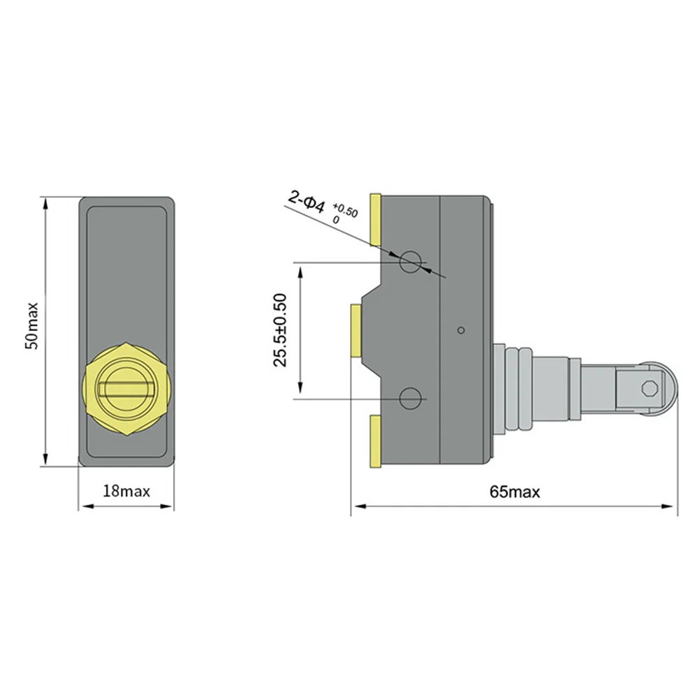 

1pcs AC 380V DC 220V 10A Push Plunger Actuated Momentary Limit Switch LXW5-11M Micro Switch Electrical Equipment Supplies