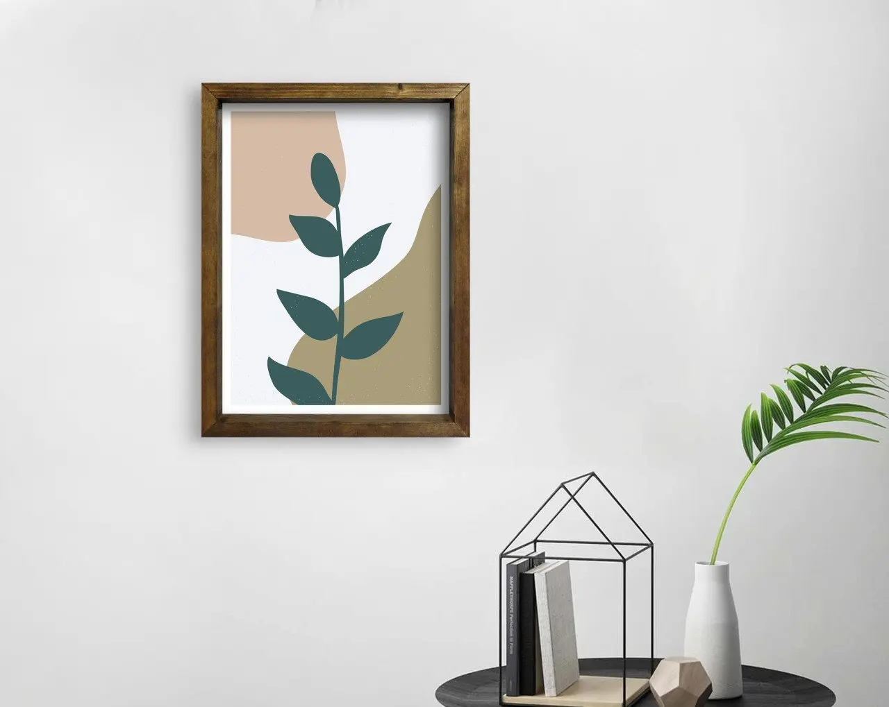 

BK Home Natural Solid Wood Framed Tablo-15