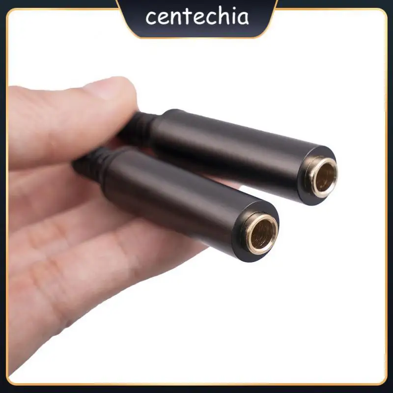

Parallel Direct Connection Stereo Audio Cable 30cm Adapter Cable Audio Cable 6.35 Mm Male To 2 6.35 Mm Female Black
