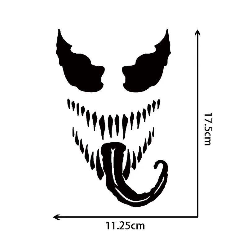 HELMET DECAL STICKER PACK VENOM Edition – CR Decals Designs