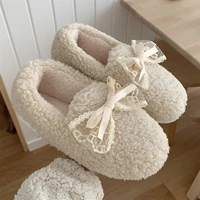 upgrate bowl slipper for women girls fashion kawaii fluffy winter warm slippers woman cartoon house slippers funny shoes