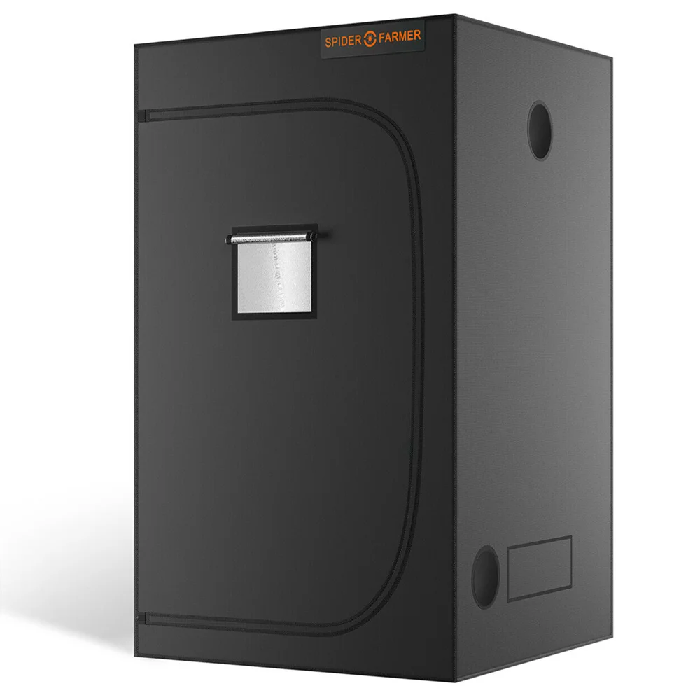 

Spider Farmer SF120X120X200CM Grow Tent Reflective Mylar 1680D Oxford Cloth Indoor Hydroponics Home Box